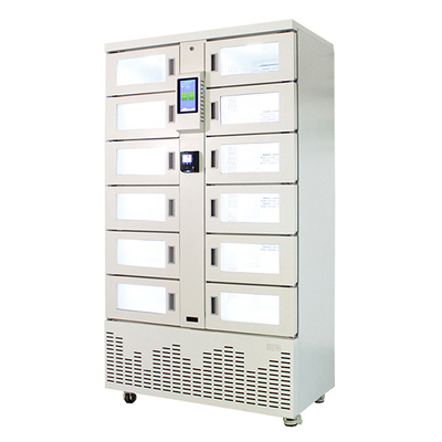 Winnsen Automatic 24 Hours Cooling Vending Locker Cabinets آلة بيع البيض المبرد مع جهاز التحكم عن بعد