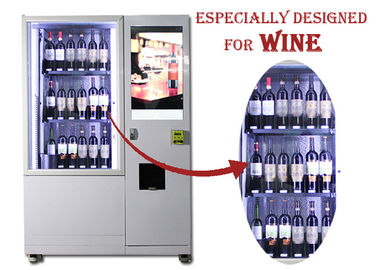 التلقائي المصعد زجاجة النبيذ الاحمر آلة البيع مع نظام الرفع والنقل