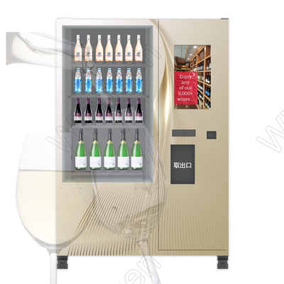 آلة بيع النبيذ بنظام أندرويد مع دفع البطاقة